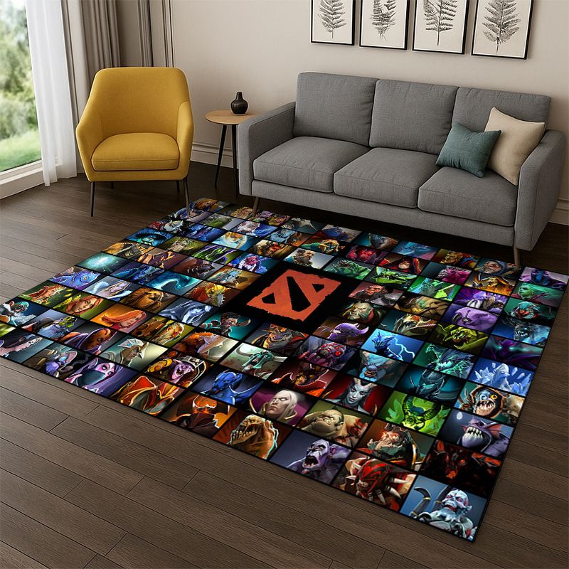 Kids Outdoor Play Area - Tapete Clássico de RPG Dota para