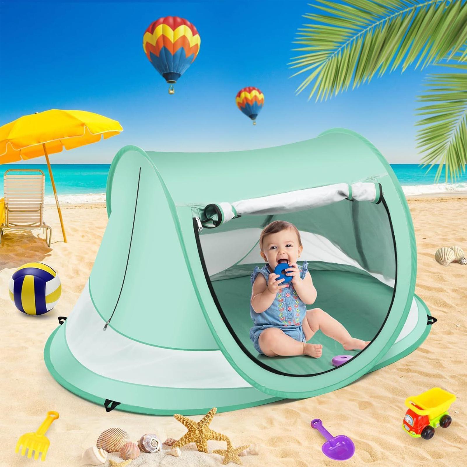 Kids Outdoor Grill - Tenda de praia infantil, proteção UV,