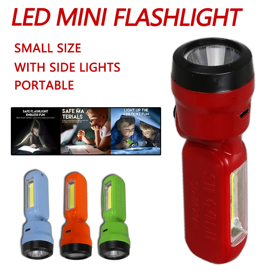 Kids Outdoor Lights - Mini lanterna infantil cob + xpe,