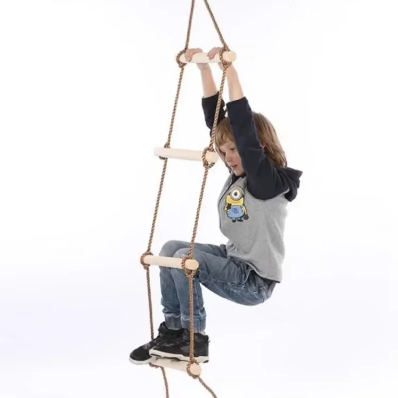 Kids Outdoor Play Area - Escada de Corda para Crianças em