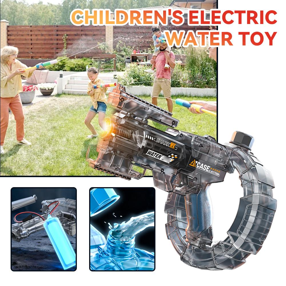Kids Outdoor Lights - Pistola de Água Elétrica Automática para