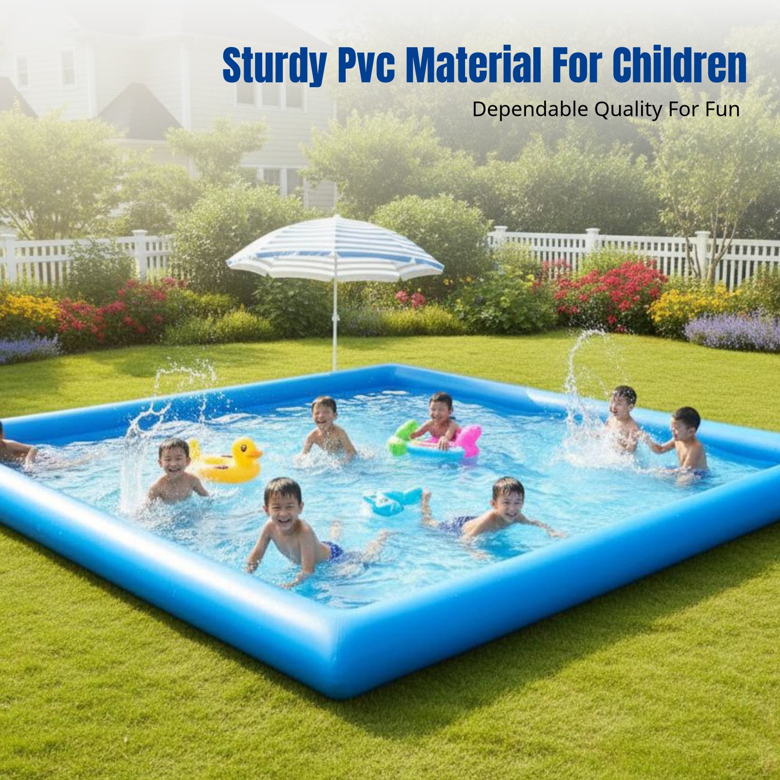 Piscina Inflável Reforçada, Ce - Kids Outdoor Play Area avaliação e preço