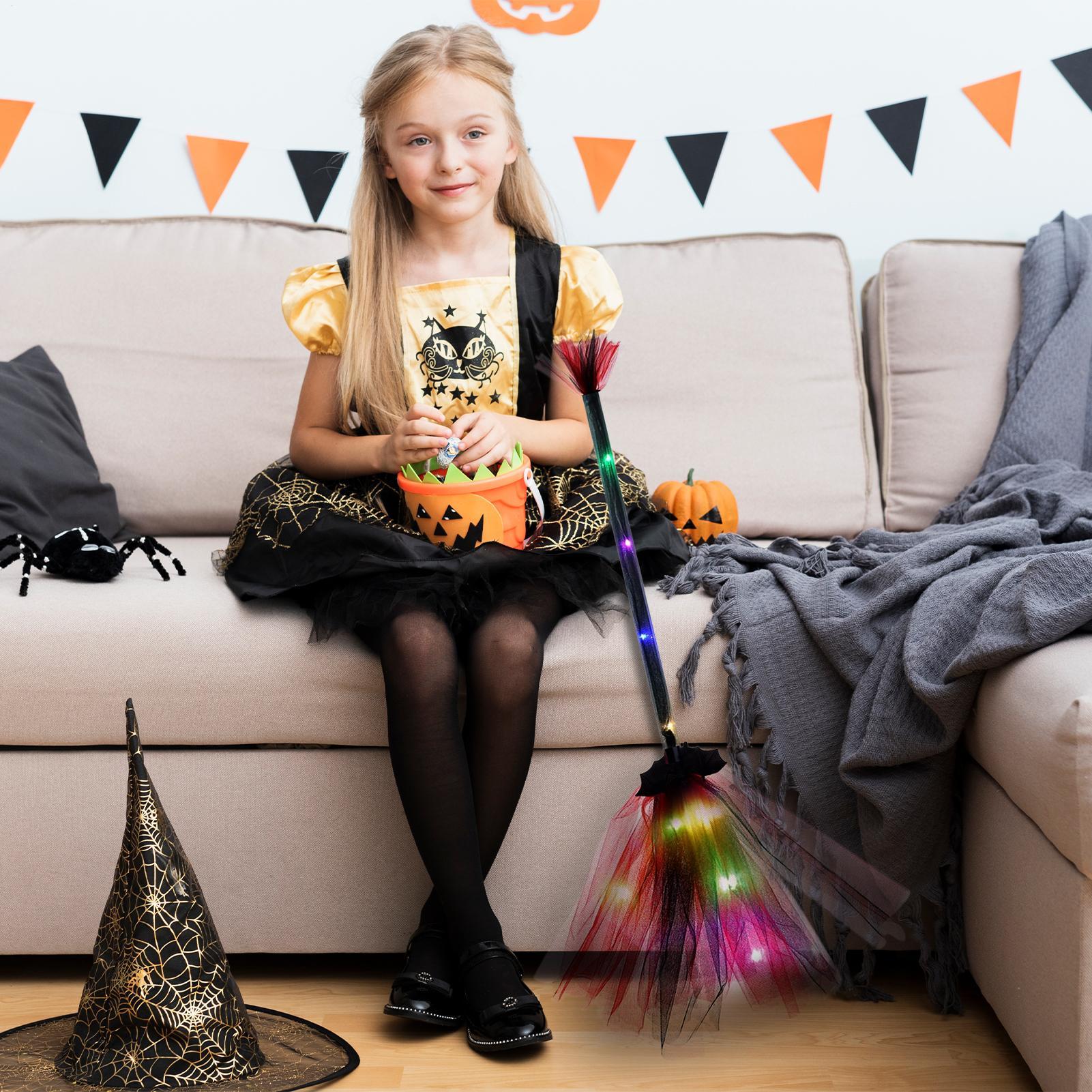 Vassoura de Bruxa Divertida co - Kids Outdoor Broom avaliação e preço