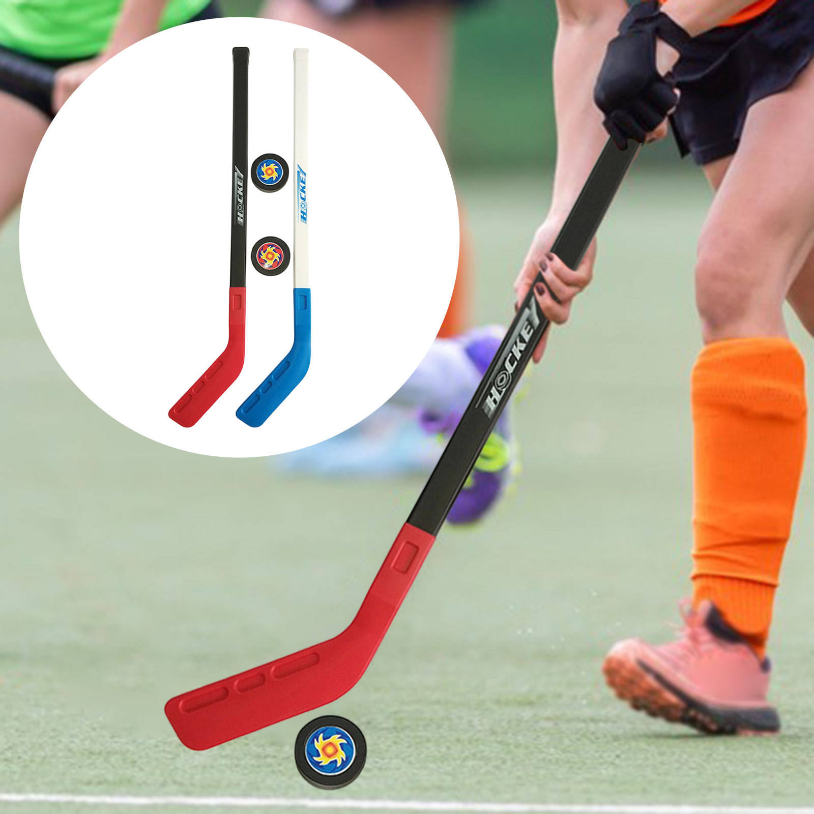 Conjunto de Bastões de Hóquei  - Kids Outdoor Hockey Set avaliação e preço