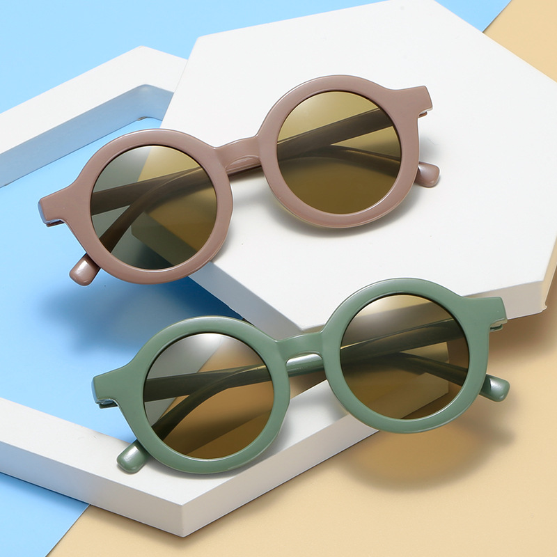 Novos Óculos de Sol Redondos C - Kids Outdoor Frame avaliação e preço