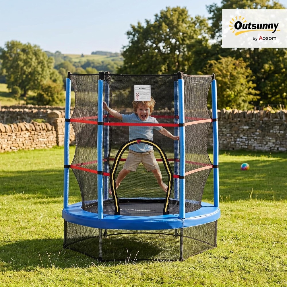 Mini Trampolim de 55 polegadas - Kids Outdoor Frame avaliação e preço