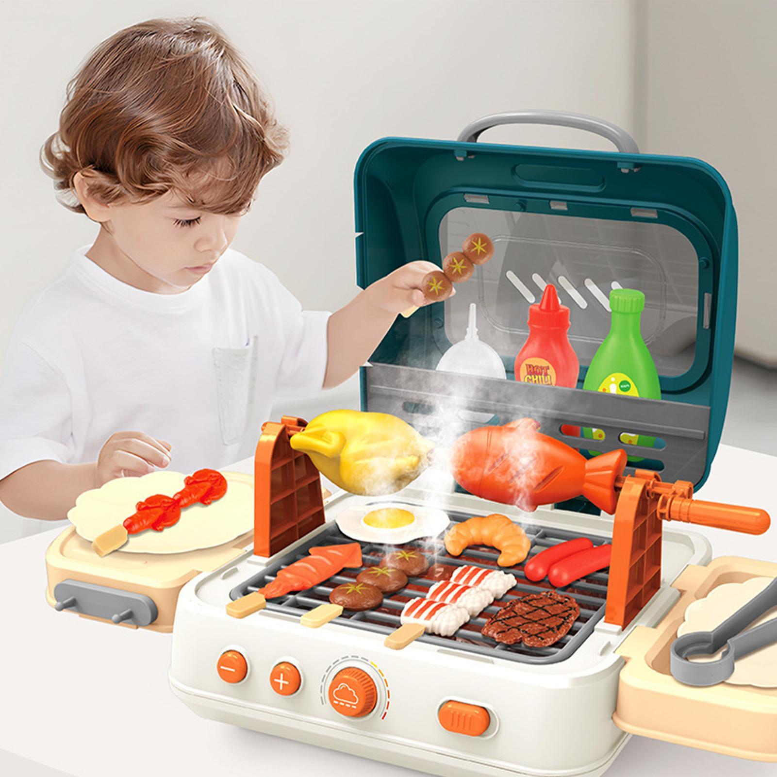 Conjunto de churrasqueira inte - Kids Outdoor Grill avaliação e preço