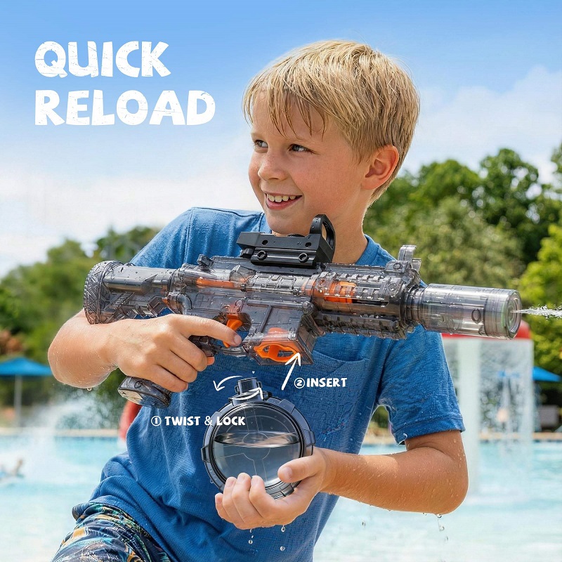 Pistola de Água Elétrica M416  - Kids Outdoor Lights avaliação e preço
