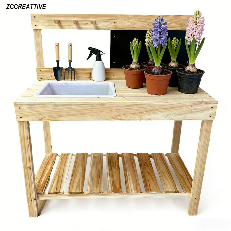 Bancada de Jardinagem Infantil - Kids Outdoor Mud Kitchen avaliação e preço