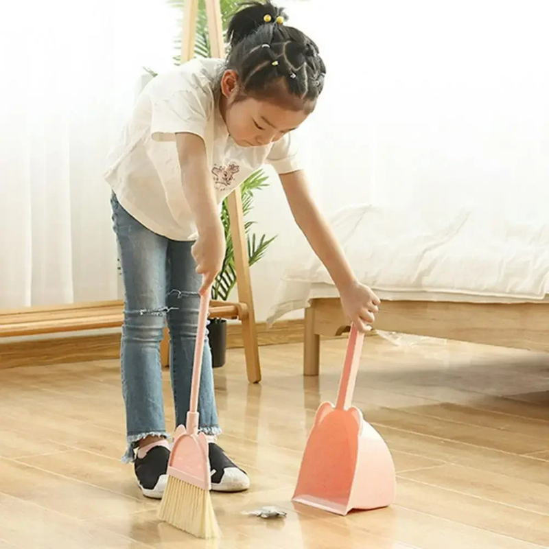 Mini crianças vassoura e pá do - Kids Outdoor Broom avaliação e preço
