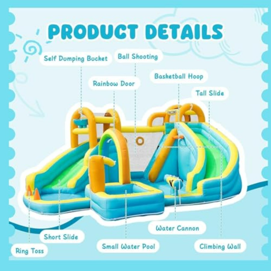 Escorregador inflável de água  - Kids Outdoor Ball avaliação e preço