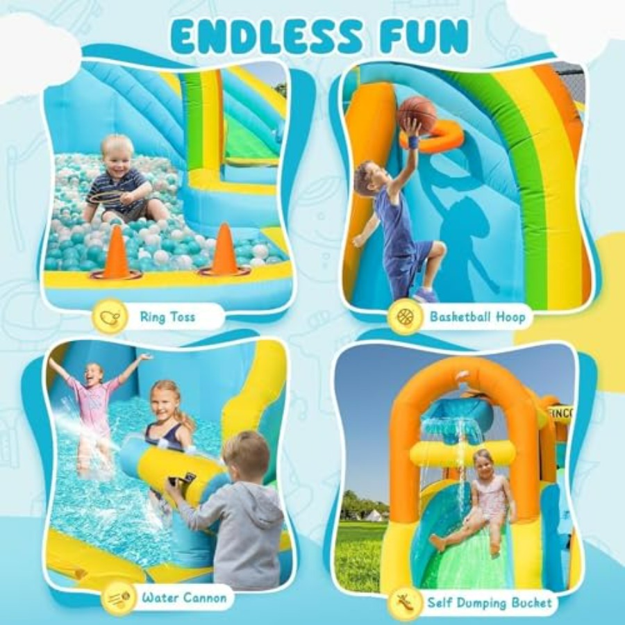 Escorregador inflável de água  - Kids Outdoor Ball avaliação e preço