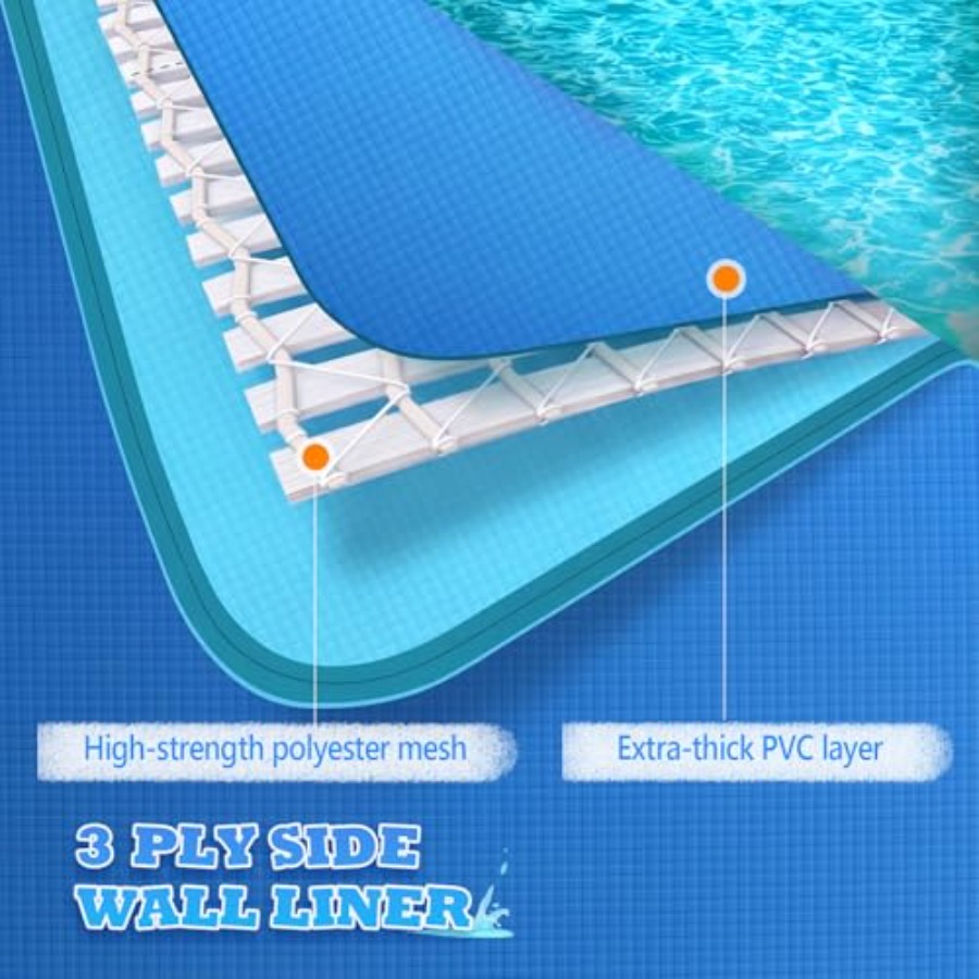 Piscina portátil de metal para - Kids Outdoor Frame avaliação e preço