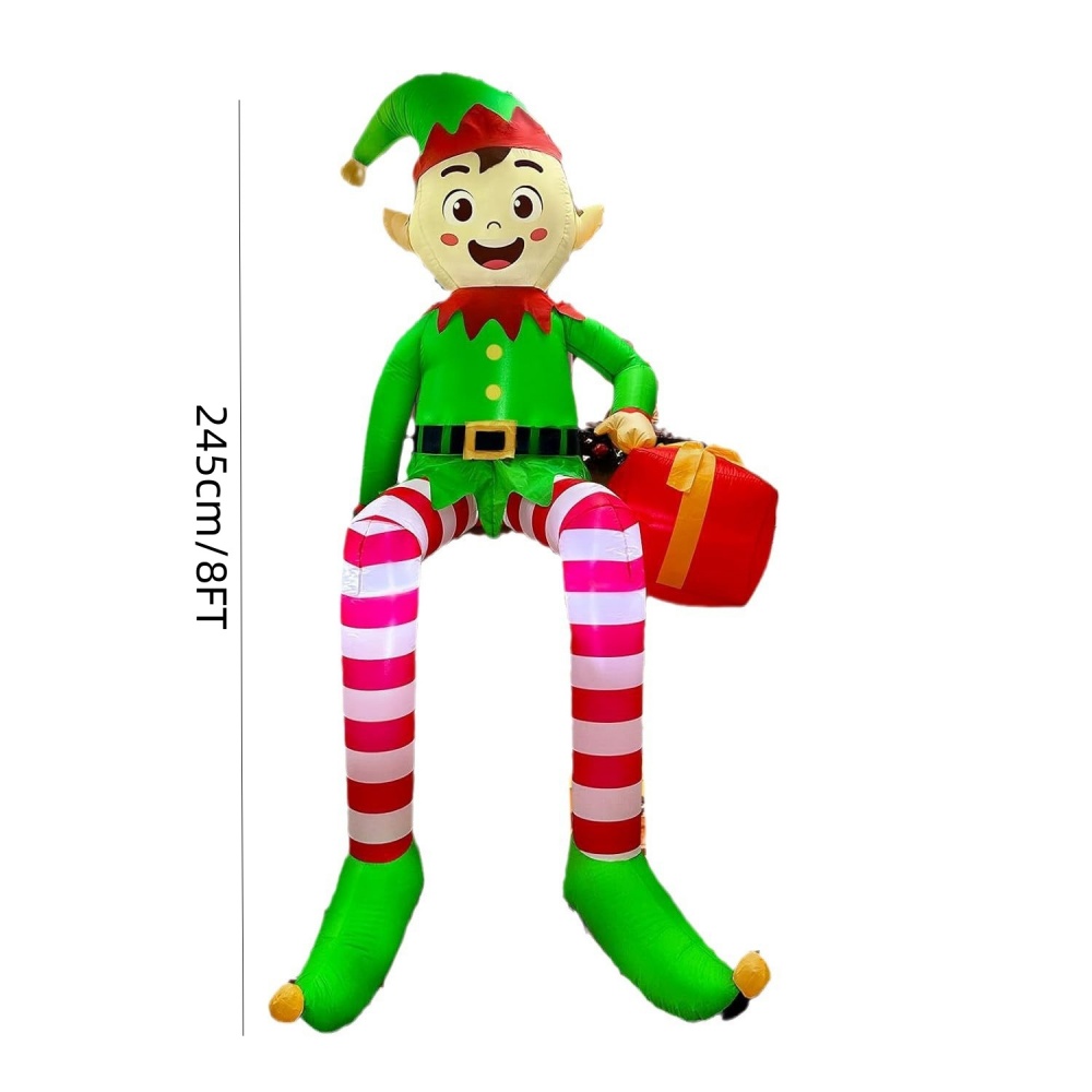 8ft infláveis de natal sentado - Kids Outdoor Lights avaliação e preço