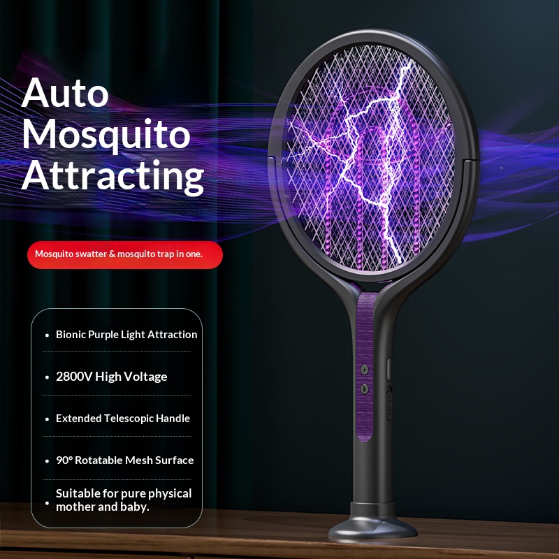 Cabeça rotativa bug zapper raq - Bug Catching Kit avaliação e preço
