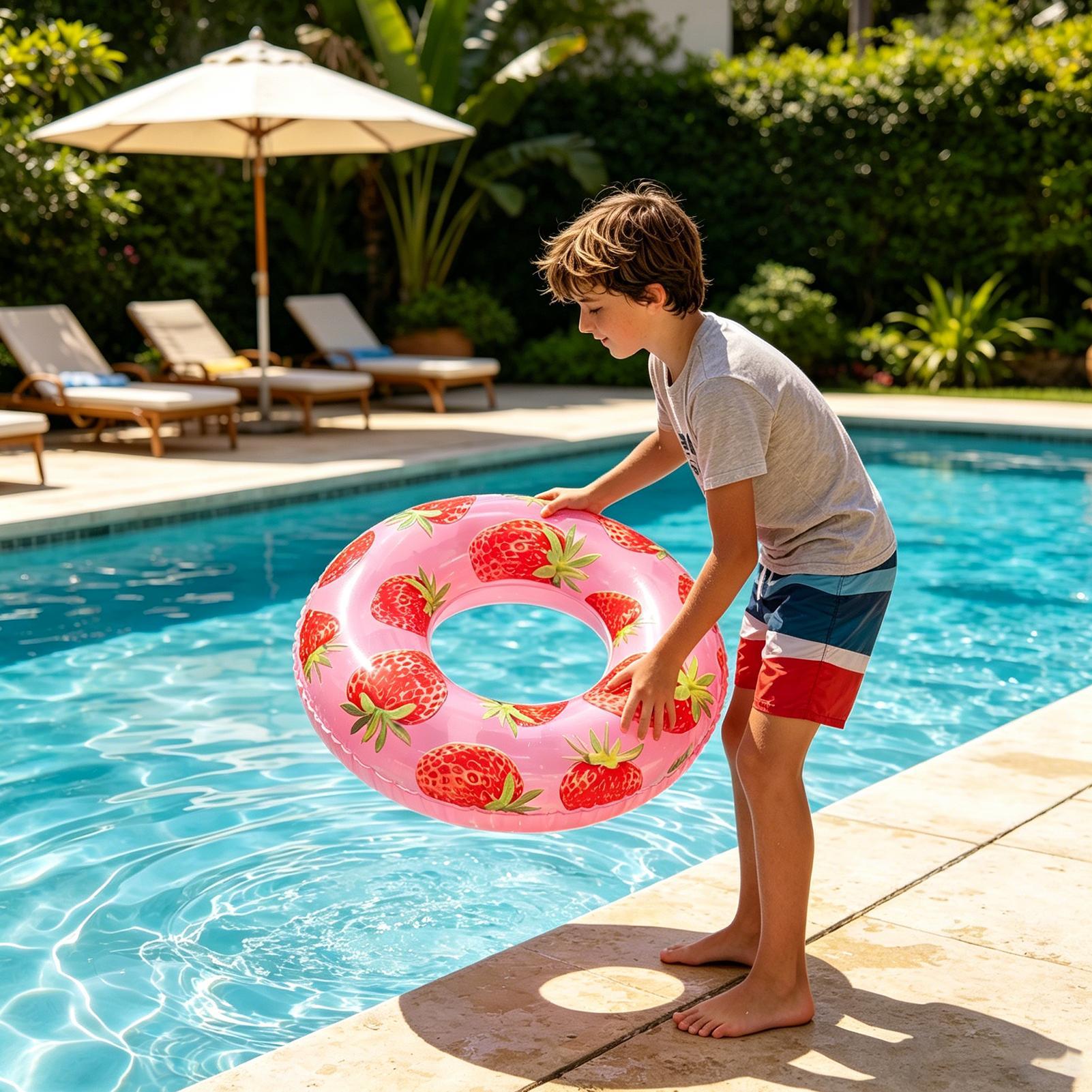 Boia inflável com estampa de f - Kids Outdoor Youtube avaliação e preço