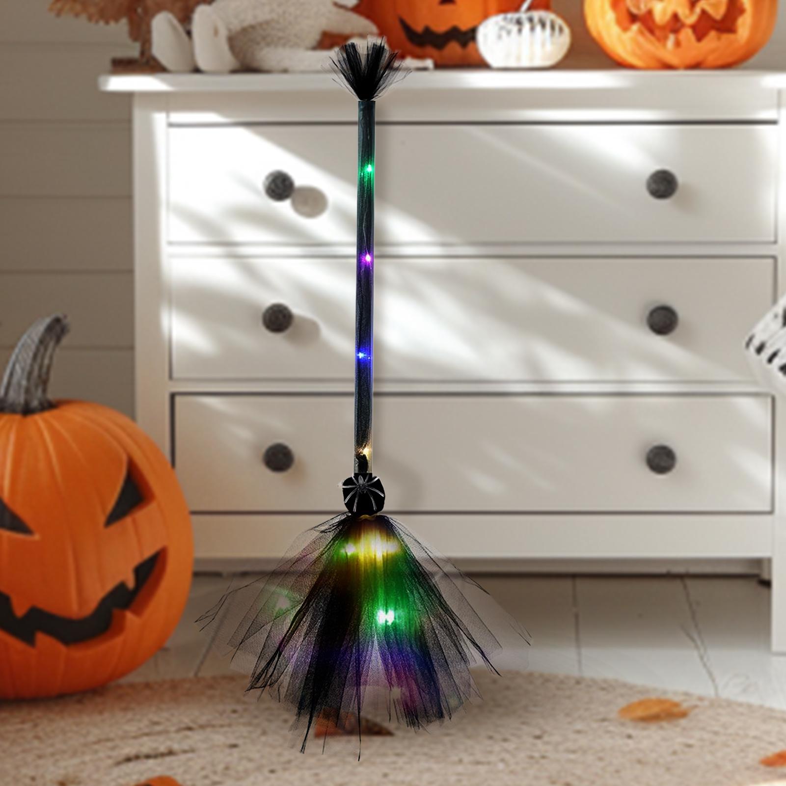 Vassoura de Bruxa de Malha com - Kids Outdoor Broom avaliação e preço