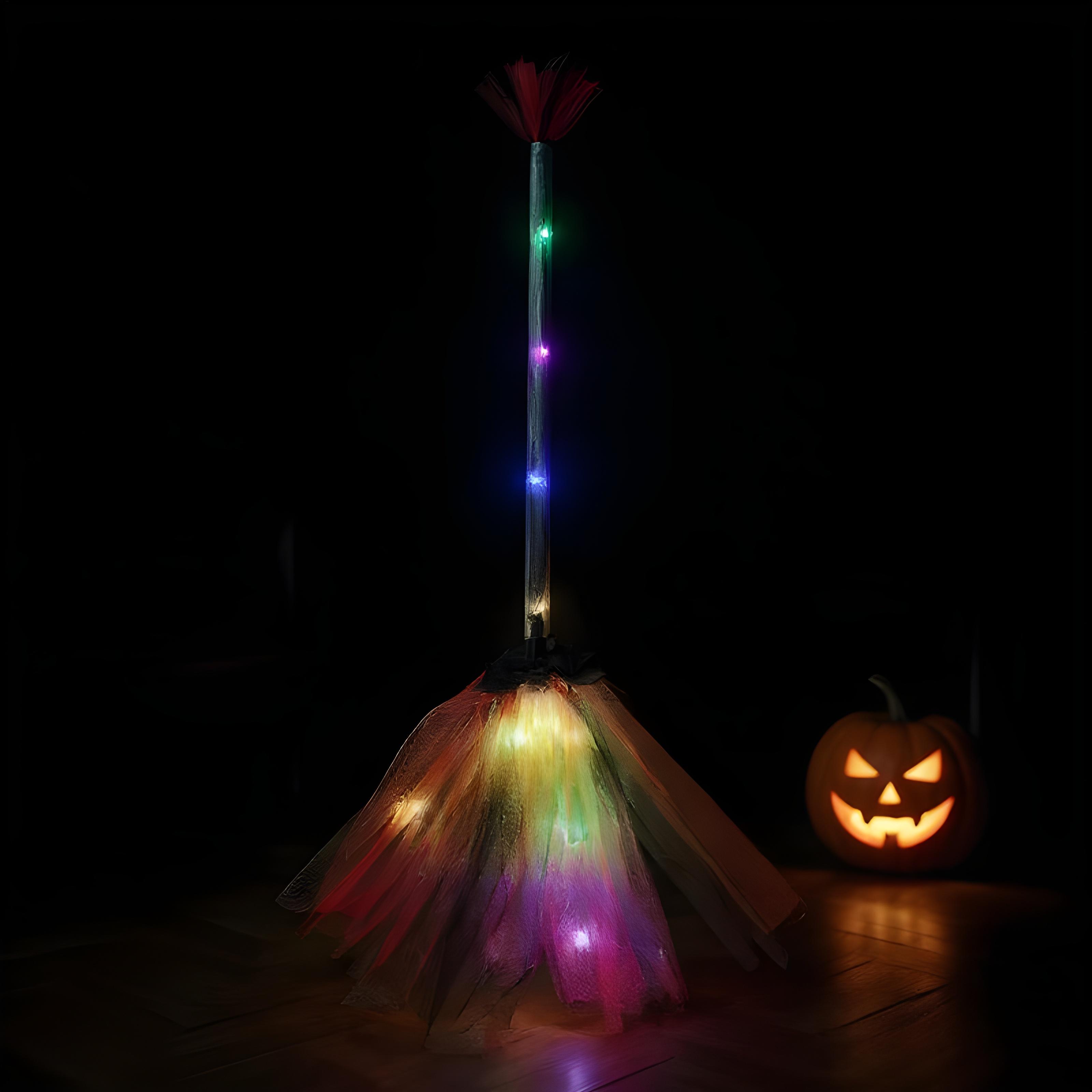 Vassoura de Bruxa de Malha com - Kids Outdoor Broom avaliação e preço