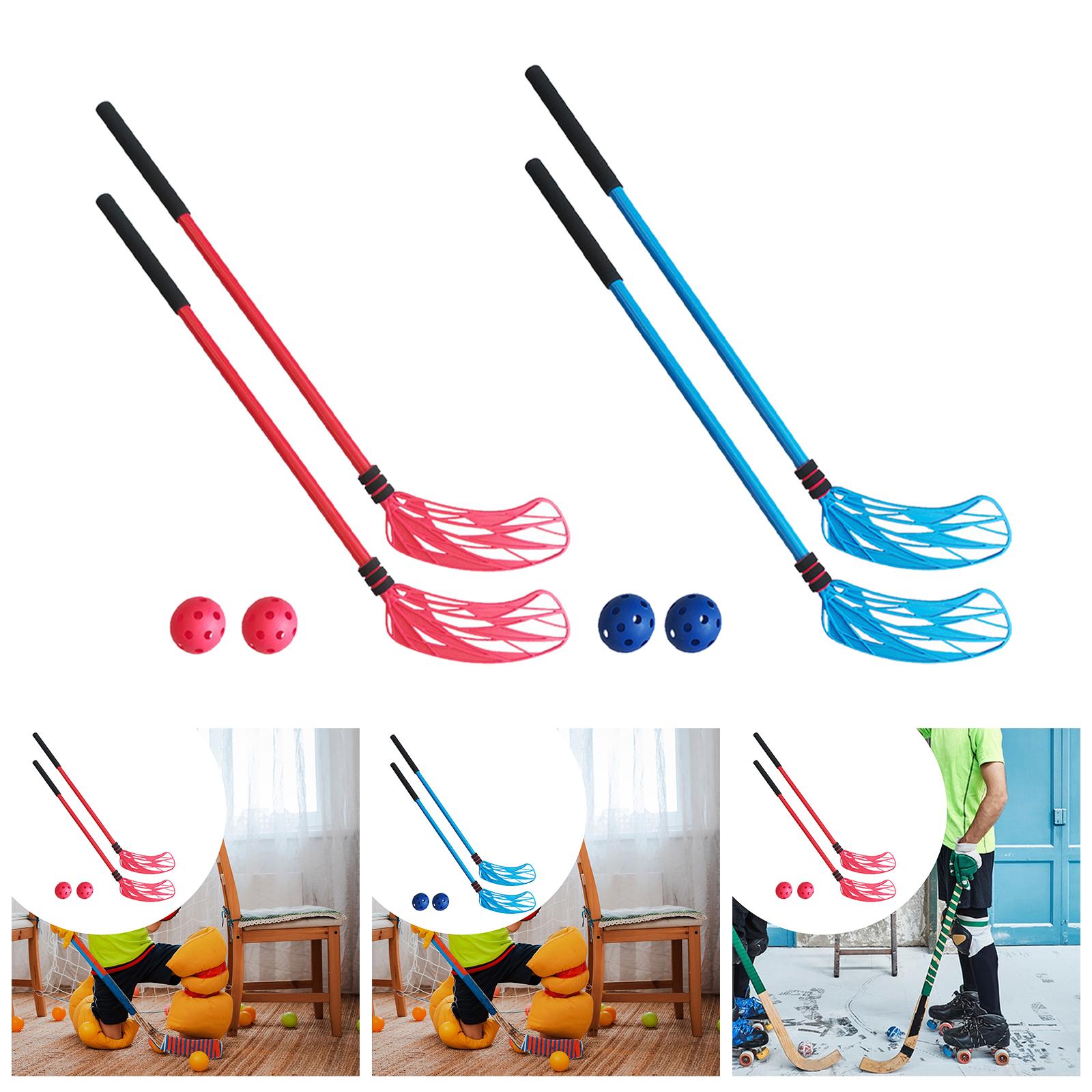 Conjunto de 2 Bastões de Hóque - Kids Outdoor Hockey Set avaliação e preço