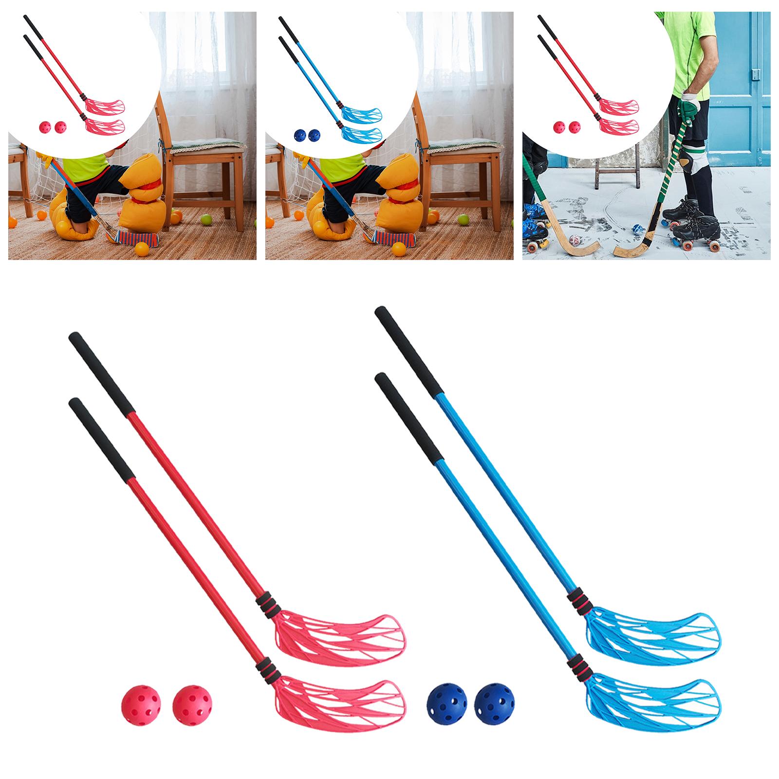 Conjunto de 2 Bastões de Hóque - Kids Outdoor Hockey Set avaliação e preço